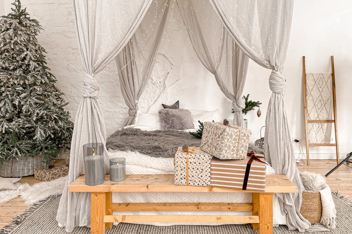 Tu dormitorio navideño